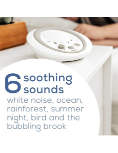 Máquina de Ruido Blanco Beurer WN50, 6 Sonidos Relajantes, Portátil 2