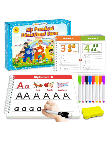 Cuaderno de Actividades Educativas Walenty para Niños 3-5 Años