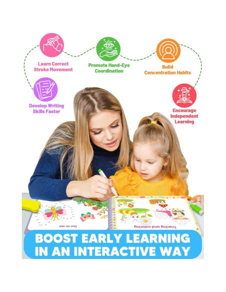 Cuaderno de Actividades Educativas Walenty para Niños 3-5 Años