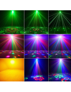 Luz DJ 5-en-1 Telbum VS-49X RGBW Estroboscópica 2