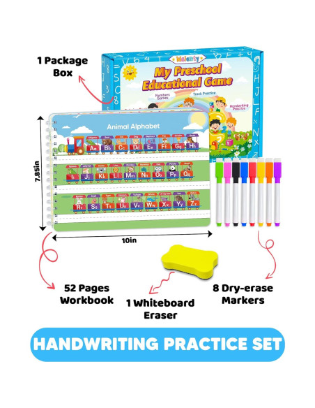 Cuaderno de Actividades Educativas Walenty para Niños 3-5 Años