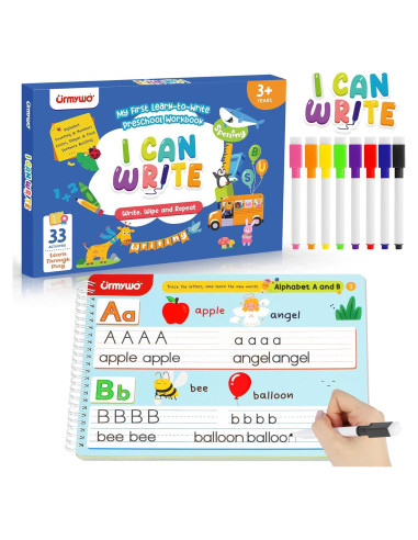 Libros de Actividades de Trazado URMYWO para Niños 3-6 Años