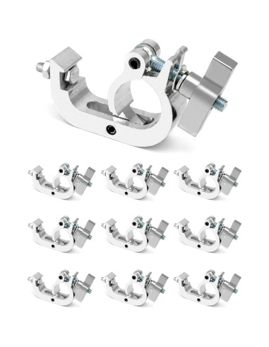 Gancho Abrazadera QWORK 10 Pzas 150 kg para Iluminación