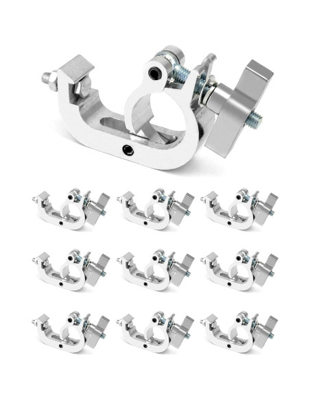 Gancho Abrazadera QWORK 10 Pzas 150 kg para Iluminación