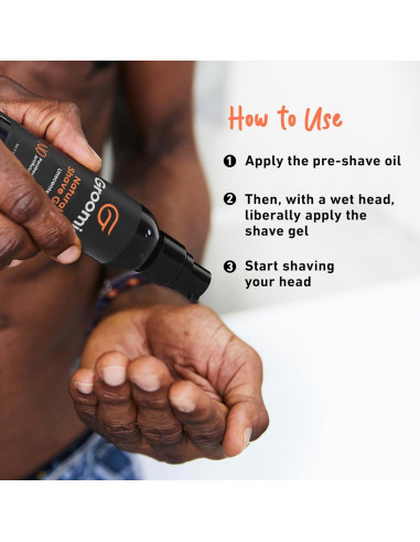 Gel de Afeitar Natural Groomie 60ml - Suave para Piel Sensible