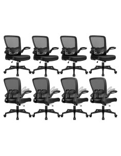Silla de Oficina Ergonómica KLASIKA Negra con Soporte Lumbar
