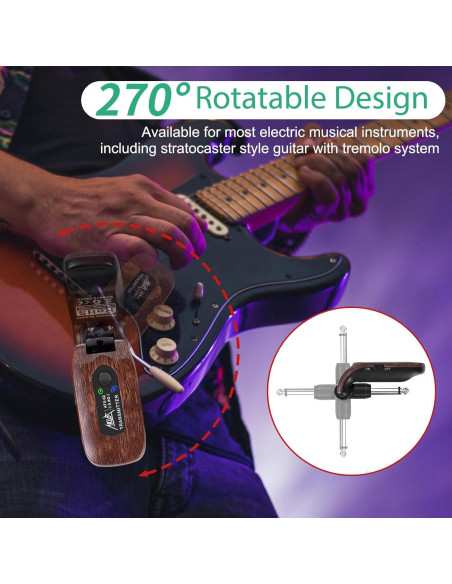 Transmisor y Receptor Inalámbrico AKLOT para Guitarra 5.8GHz