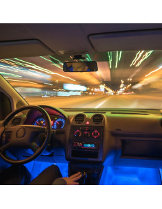 Luces LED de Acento Interior Multicolor Monster - Paquete de 4 2