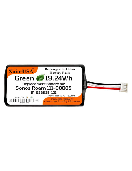 Batería de Reemplazo Sonos Roam 111 5200mAh Li-ion 3.7V
