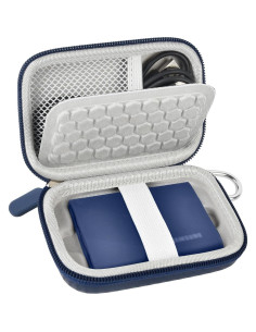 Funda Protectora para SSD Samsung T7/T9 4TB/2TB/1TB - Azul 2