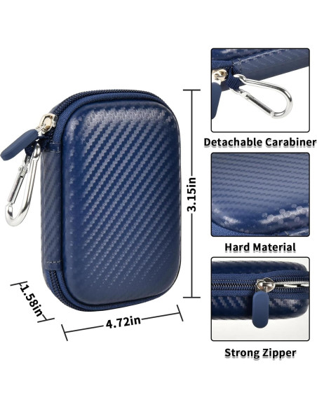 Funda Protectora para SSD Samsung T7/T9 4TB/2TB/1TB - Azul Funda Protectora para SSD Samsung T7/T9 4TB/2TB/1TB - Azul