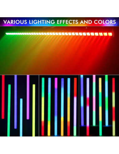 Barra de Luz LED OPPSK 120W 36 LEDs RGBW DMX 100cm