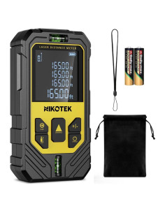 Medidor Láser Nikotek NK50 con Pantalla LCD y 50m de Alcance