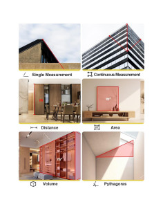 Medidor Láser Nikotek NK50 con Pantalla LCD y 50m de Alcance 2