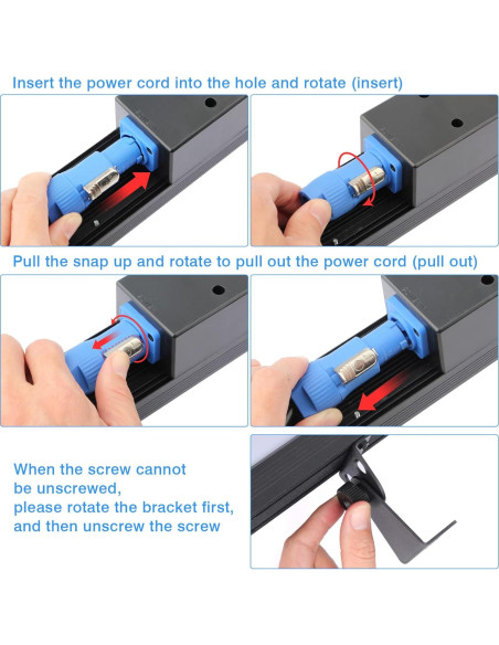 Barra de Luz LED OPPSK 120W 36 LEDs RGBW DMX 100cm
