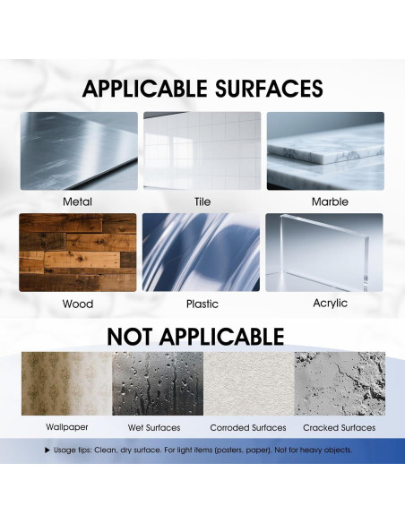 Puntos Adhesivos Doble Cara AROIC 1000 Pcs 0.79x1.29 cm