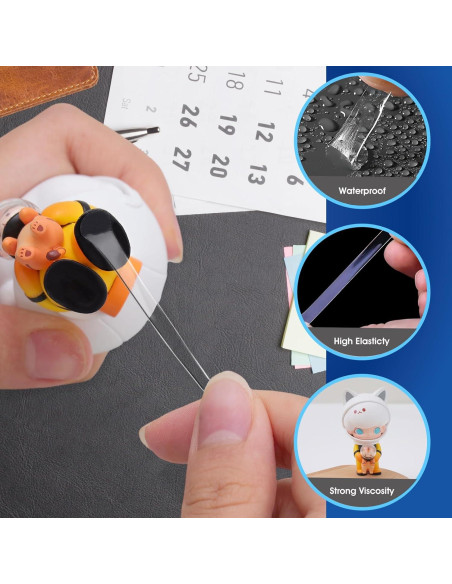 Puntos Adhesivos Doble Cara AROIC 1000 Pcs 0.79x1.29 cm