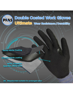 Guantes Schwer ProGuard-X ANSI A9 Corte Resistente 1 par 2