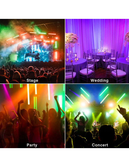 Barra de Luz LED OPPSK 120W 36 LEDs RGBW DMX 100cm