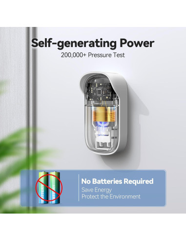 Timbre Inalámbrico Autopropulsado TECKNET - 60 Melodías, IP66