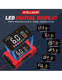 Cargador Inteligente de Batería 12V 6A FASTAGEI con Reparación 2