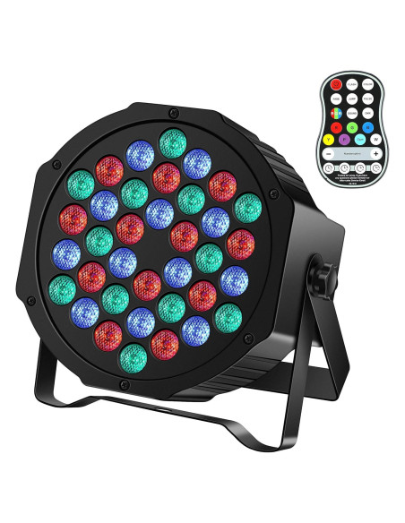 Luces Par U`King RGB 36 LED Batería Inalámbricas DMX