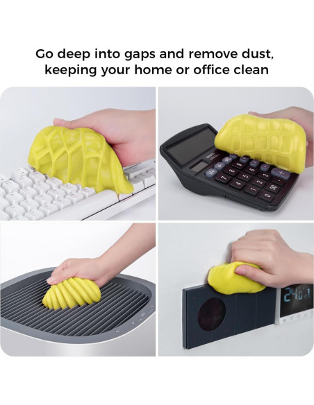 Gel Limpiador Universal COLORCORAL 480g para Coche y Teclado