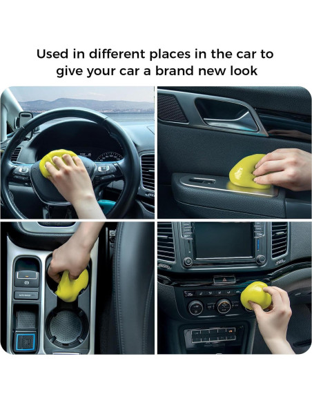 Gel Limpiador Universal COLORCORAL 480g para Coche y Teclado