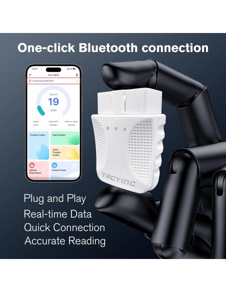 Lector de Escáner OBD2 TRCYINC V30 Bluetooth 5.4 Diagnóstico