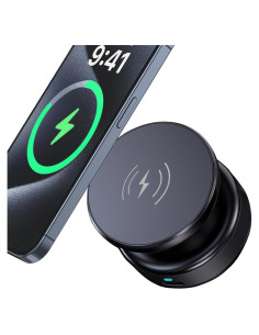 Soporte de Coche Magnético Jkoailiwi con Carga Inalámbrica 15W