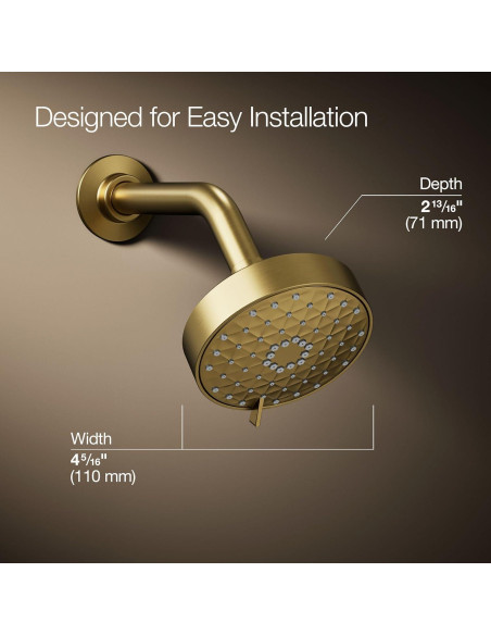 Cabezal de Ducha Multifuncional Kohler Awaken G110 9.5 lpm