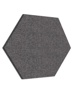 Panel Acústico ADW Hexágono 61x61 cm Gris Medio FR701