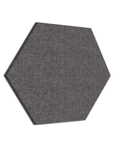 Panel Acústico ADW Hexágono 61x61 cm Gris Medio FR701