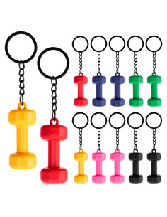 Llaveros de Mancuernas Tondiamo - 12 Pcs Coloridos para Mujeres