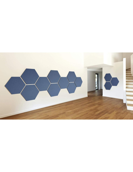 Panel Acústico ADW Hexágono 61x61 cm Gris Medio FR701