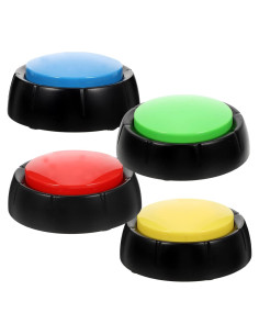 Botones Interactivos para Mascotas SUPVOX - 4 Piezas, ABS, 9cm