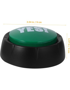 Botones Interactivos para Mascotas SUPVOX - 4 Piezas, ABS, 9cm 2