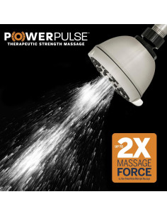 Cabezal de Ducha Waterpik XAS-619E Níquel Cepillado 6 Modos 2