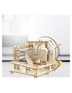 Rompecabezas 3D de Madera Ahyuan Carrera de Canicas 20x20 cm