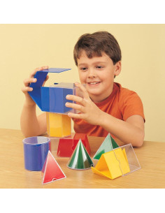 Conjunto de Formas Geométricas Plegables Recursos de Aprendizaje - 16 Piezas 2