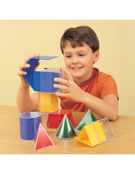 Conjunto de Formas Geométricas Plegables Recursos de Aprendizaje - 16 Piezas