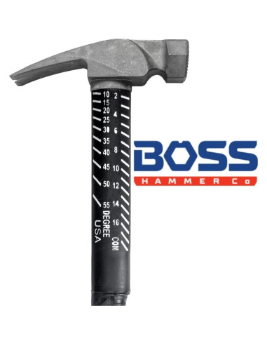 Martillo Boss 12 oz Titanio Ti64 con Mango de Fibra de Vidrio