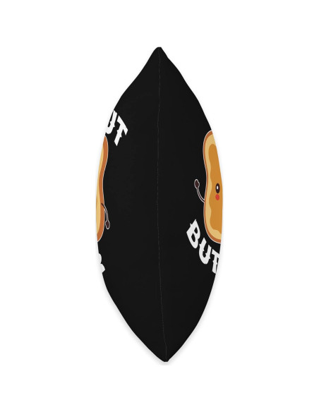 Manta Cuadrada Divertida Mantequilla de Maní 40.6x40.6 cm