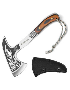 Hacha de Camping NORDPEAK con Funda - Hoja de Acero 8.49 cm