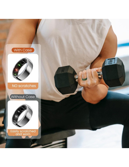 Funda Protectora Silicona FitTurn para Oura Ring Gen 3/4 - Verde M Funda Protectora Silicona FitTurn para Oura Ring Gen 3/4 - Verde M