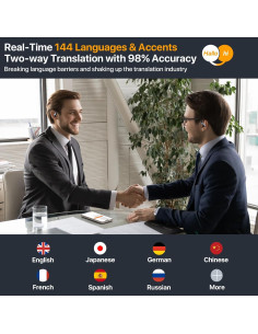 Auriculares de Traducción AI Bluetooth MWIRB M127 144 Idiomas 2