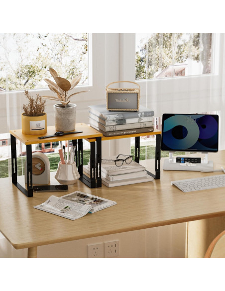 Estantes Organizadores de Cocina Zilvando Ajustables 2 Piezas