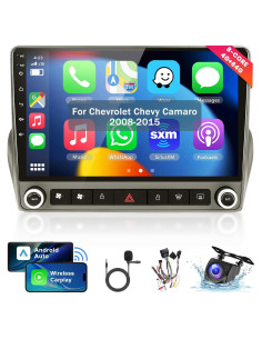 Estéreo de coche METEESER Android 13 para Chevrolet Camaro 2008-2015, 4G+64G, Pantalla IPS 32EQ DSP, Bluetooth 5.0
