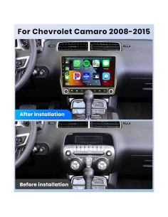 Estéreo de coche METEESER Android 13 para Chevrolet Camaro 2008-2015, 4G+64G, Pantalla IPS 32EQ DSP, Bluetooth 5.0 2