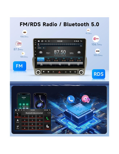 Estéreo de coche METEESER Android 13 para Chevrolet Camaro 2008-2015, 4G+64G, Pantalla IPS 32EQ DSP, Bluetooth 5.0